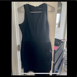 Boohoo black cocktail dress